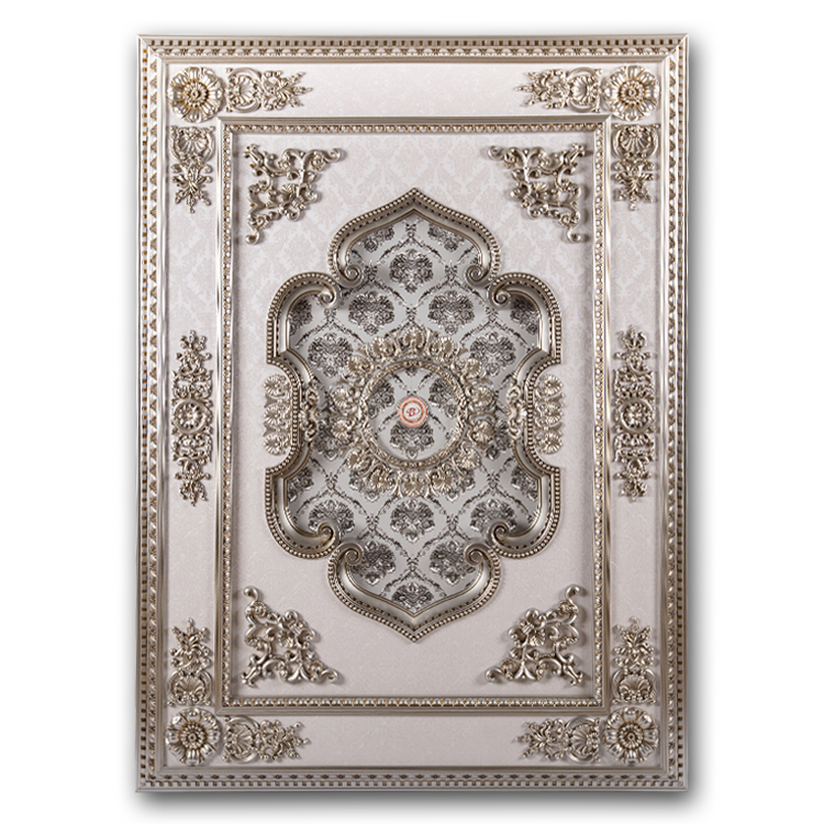 Banruo New Coming PS Decorative Rectangle Ceiling Material Panel Ceiling Medallions Contemporary for Home Decoration