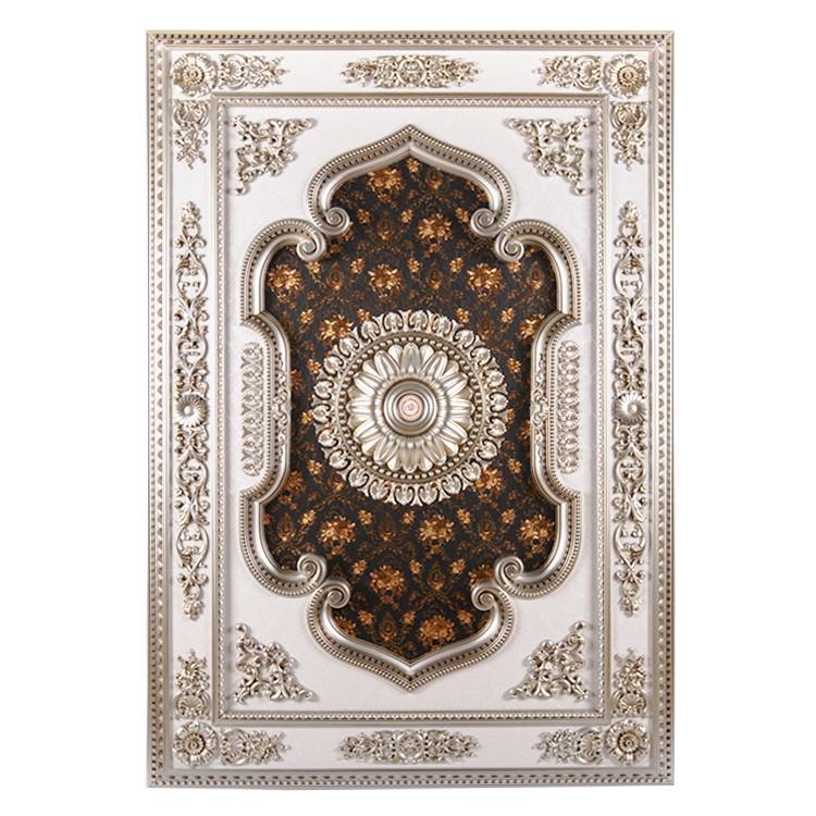 Banruo New Coming Classic Silver PS Rectangle Ceiling Chandelier Molding for Home Lighting Decoration