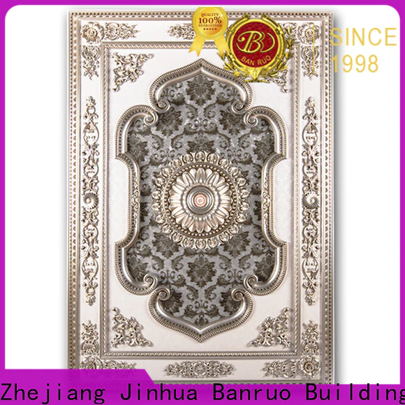 Banruo top quality rectangle shaped ceiling medallions supply for sale