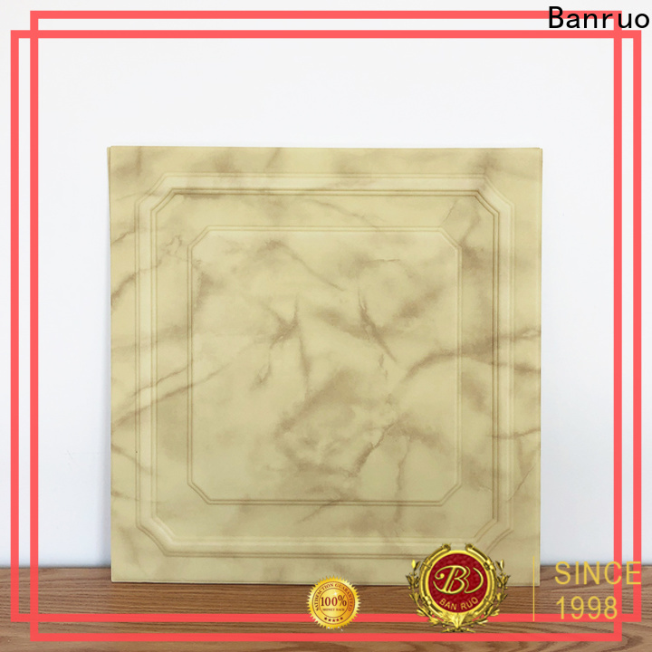 Banruo high quality pvc wall tile panels suppliers for decor