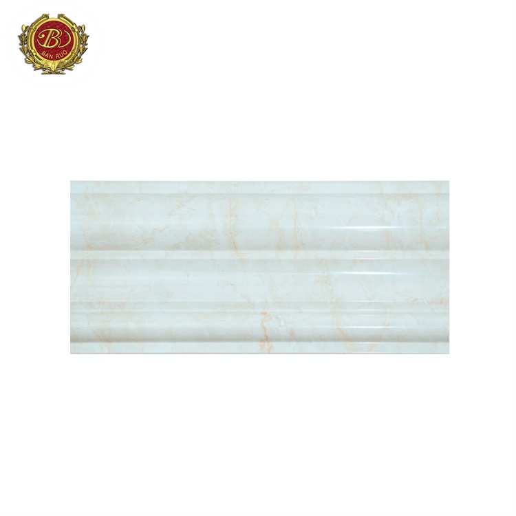 Banruo Cheap Price Polystyrene Marble Pattern Chair Rail Molding Designs for House Decoration