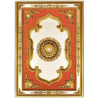 Banruo New Classical Plastic PS Board Rectangle Vintage Ceiling Medallions for Ceiling Light Decoration