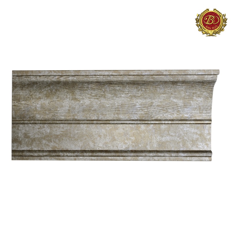 Banruo Antique PS Polystyrene Cove Moulding For Home Decoration