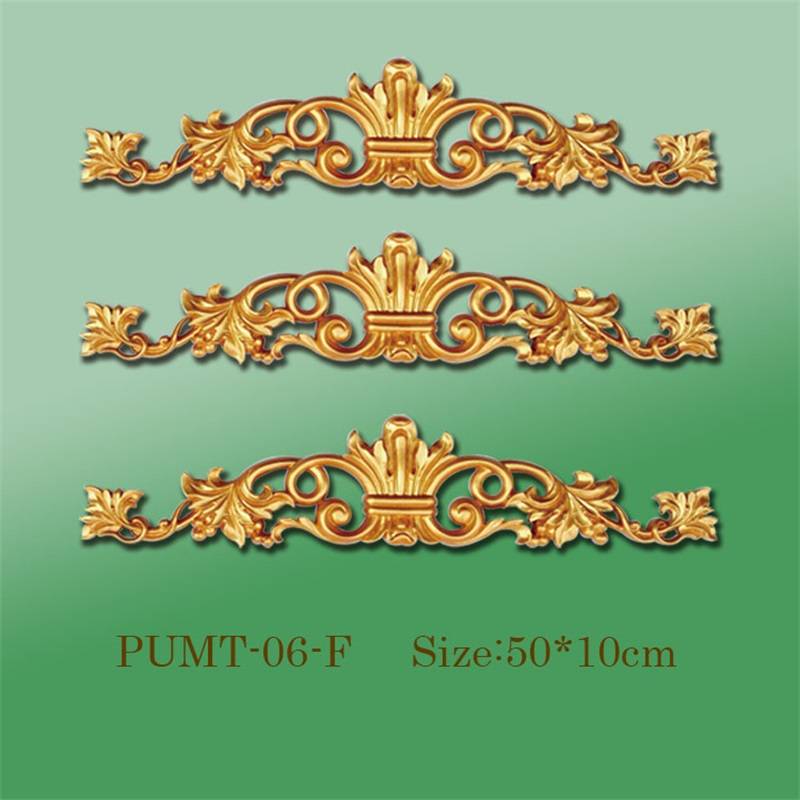 Banruo Factory Wholesale PU Material Decor Panel Hollowed Veneer Ornamental Decoration Accessories For Home