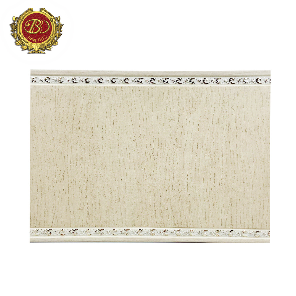 Banruo Hot Sale Custom-Made Classic PS Wall Crown Molding Decorative Flat Moulding