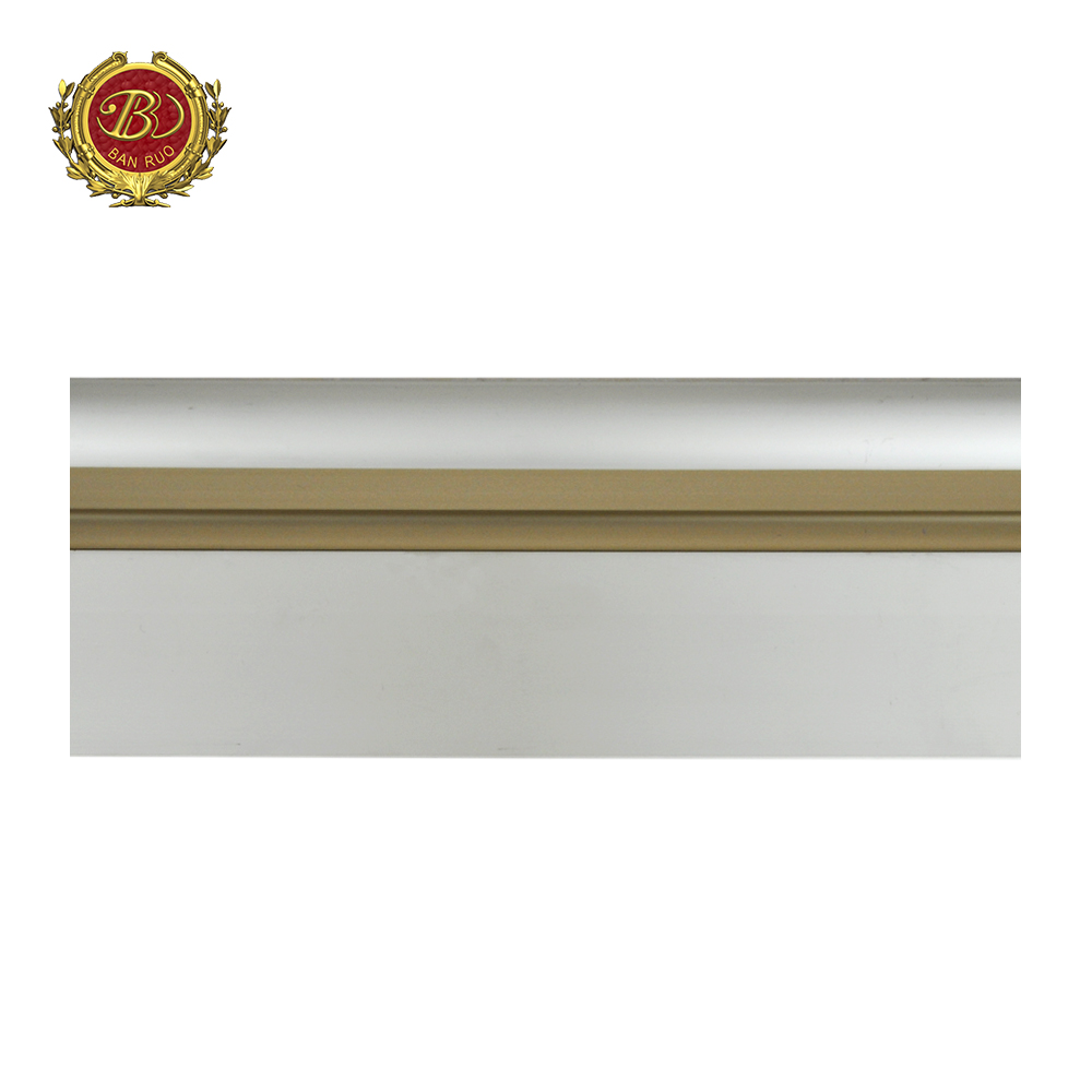 Banruo Factory Price European Style PS Polystyrene Skirting Decorative Baseboards For House Decoration