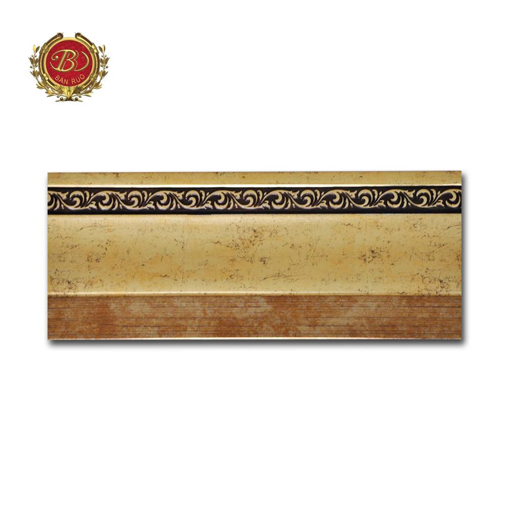 Banruo Low Price French Style Pictures Frame Wall Baseboard Molding For Home Decoration