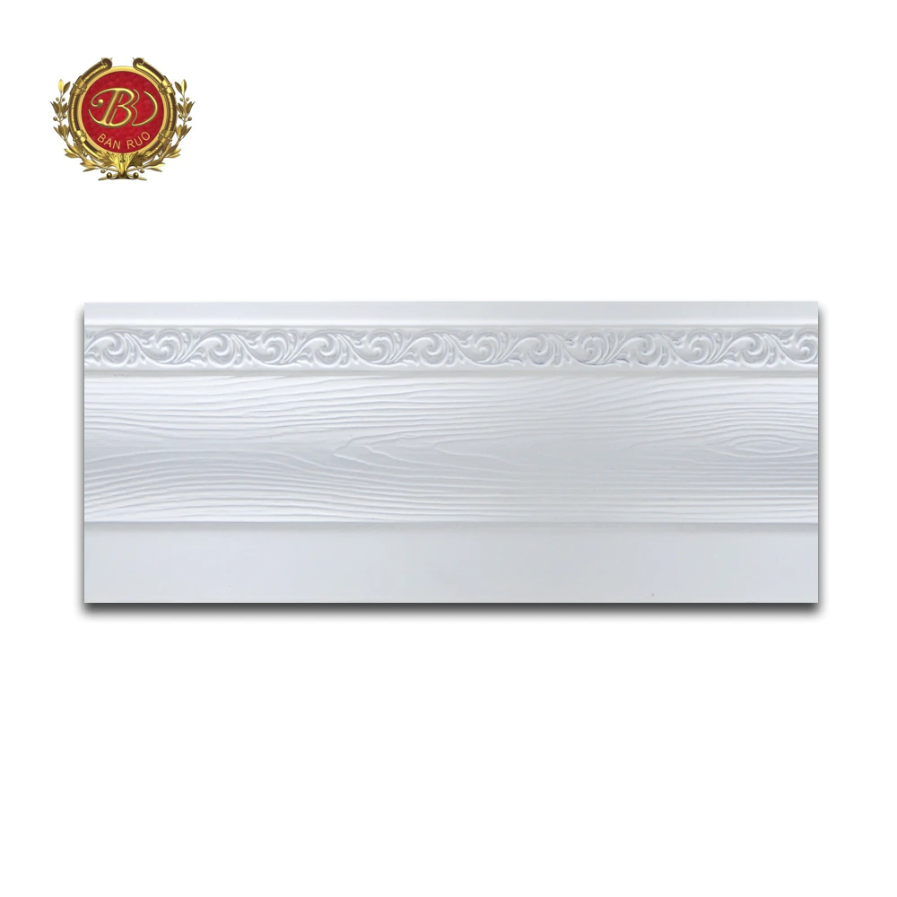 Banruo Wholesale PS Polystyrene Best Baseboard Molding for Interior Decoration