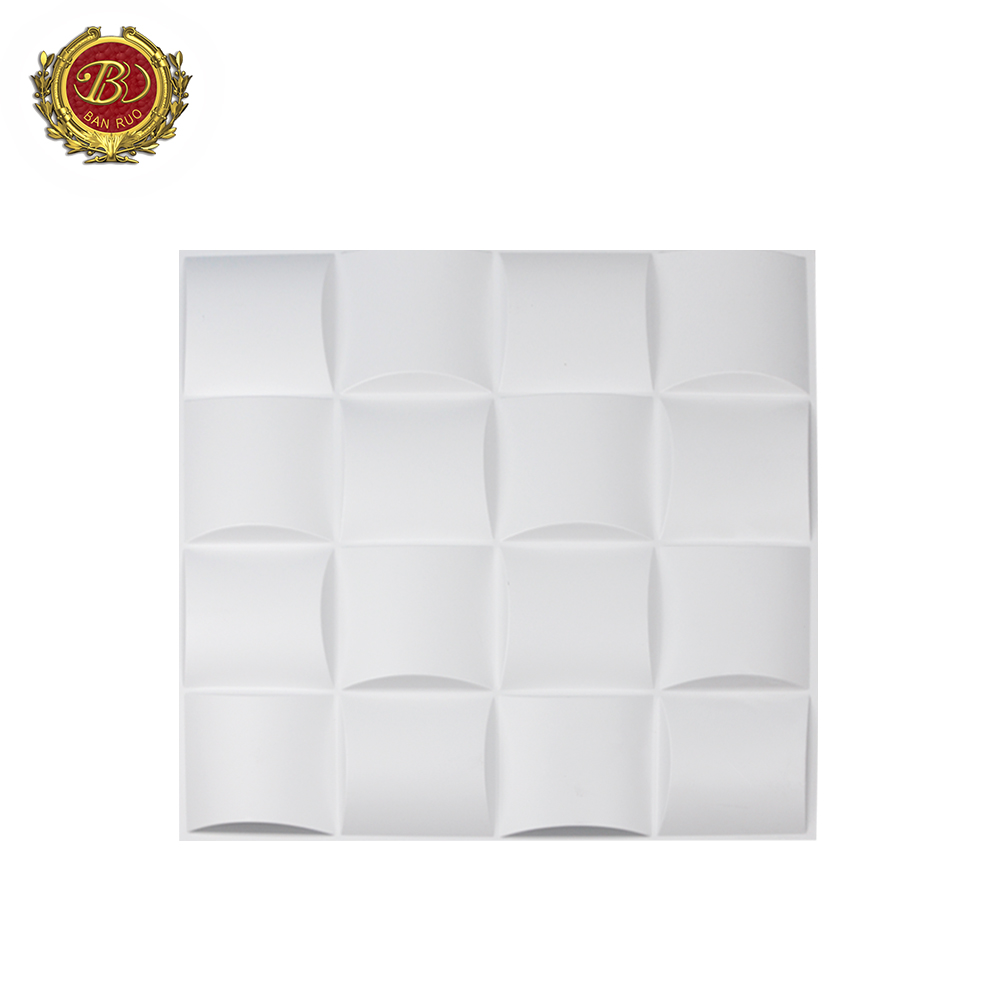 Banruo New Arrival Modern Mould Proof PVC 3D Inside Wall Paneling