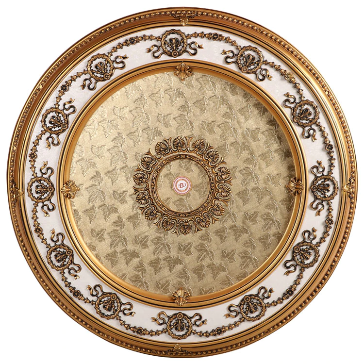 Banruo New Arrival Decorative Plastic PS Top Wall Tiles Chandelier Ceiling Plate For Home Decoration