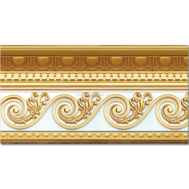 Banruo Classic Palace Style Carved Polystyrene Cornice Ceiling Moulding for Interior Decoration