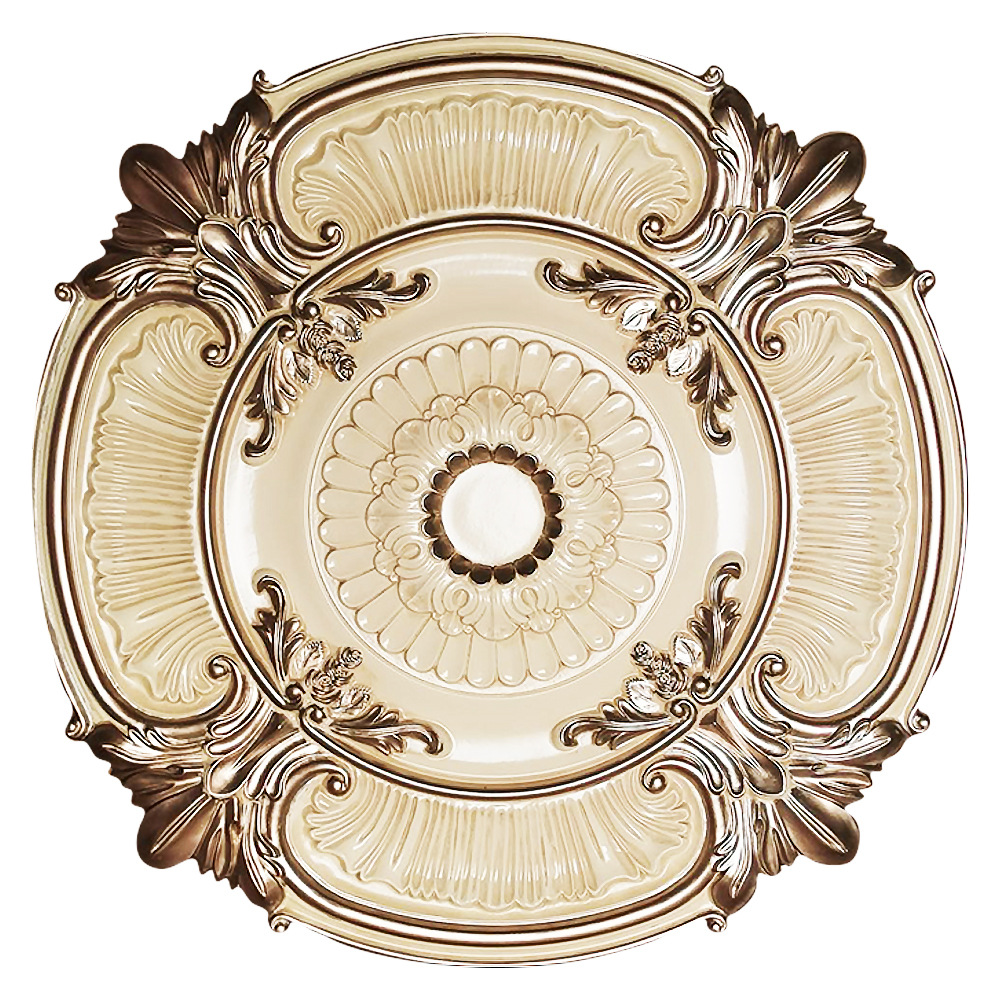 Banruo European Style PU Ceilings  Medallion For Interior Lighting Decor